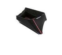 For X1 F48 X2 F39 16-21 Car Accessories LHD Car Central Seat Armrest Box Console Storage Container Organizer Tray Interior(BlackLeather RedEdge)