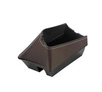 For X1 F48 X2 F39 2016-2019 2020 2021 LHD Car Central Seat Armrest Box Console Storage Container Organizer Tray Interior OUSDUO(Brown Leather)