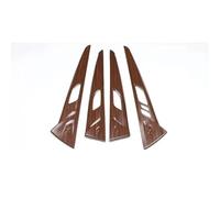 For X3 X4 2018 2019 2020 2021 2022 Car Interior Door Panel Cover Trim Styling BLNETU(Black Wood)