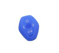 For X3 X5 Z3 Z4 3 5 7 Series E38 E39 E46 E83 M5 325i 1998-2005 Key Case Silicone Key Cover Bag Protector Shell Fob OUSDUO(Blue)