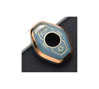 For X5 E53 X3 F83 E46 E39 E38 E60 E63 E61 E64 Series 3 5 7 330i Z3 Z4 E85 E86 M5 325i Car Key Cover Case TPU Shell Fob(Grey cover(GLD))