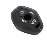 For X5 E53 X3 F83 E46 E39 E38 E60 E63 E61 E64 Series 3 5 7 330i Z3 Z4 E85 E86 M5 325i Silicone Key Case Cover 4 Buttons(Blue)