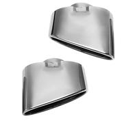 For X5 E70 2000-2016 2pcs Stainless Steel Chrome Exhaust Dual Tail Pipe Muffler Tip