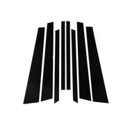 For X5 E70 2007-2013 Gloss Black Pillar Posts Car Window Door Trim Cover Decoration Sticker Styling Accessories BLNETU