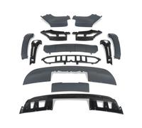 For X5 E70 SUV 2007 2008 2009 2010 Car Tuning Front Splitter & Rear Bumper Diffuser Bodykit Set JUNOOS
