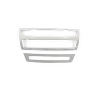 For X5 E70 X6 E71 2009-2013 Car Console Air Conditioner Vent Cover CD AC Button Panel Frame Interior Trim WEFOLCC(Silver)