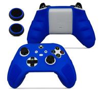 for Xbox Controller Series X/S (2024/2023) Silicone Protective Cover, Soft Skin Xbox Controller Accessories, Anti-Slip Cover with 2 Joystick Caps (Blue)