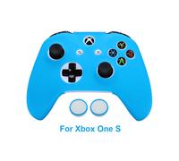 (For Xbox One S Blue) Luminous Glowing in Dark Protective Cover For PS3 PS4 PS5 Xbox Switch Pro Game Controller Skin Silicone Covers Accessories