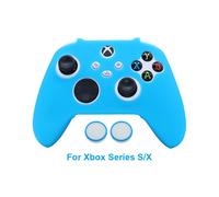 (For Xbox Series Blue) Luminous Glowing in Dark Protective Cover For PS3 PS4 PS5 Xbox Switch Pro Game Controller Skin Silicone Covers Accessories