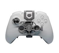 For Xboxone/X/S/Elite Racing Games Mini Steering 3D printing Wheel Auxiliary Controller Game Joystick Simulator Gamepad (silver)