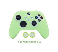 (For XboxSeries Green) Luminous Glowing in Dark Protective Cover For PS3 PS4 PS5 Xbox Switch Pro Game Controller Skin Silicone Covers Accessories