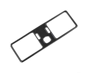 For XC90 2003-2014 Carbon Fiber Center Console Air Vent Outlet Cover Trim Panel Interior Decorative Attachment