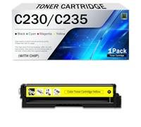 For Xerox C230/C235 006R04383 006R04384 006R04385 006R04386 Toner Cartridges Replacement for C235 C230 C235DNI C230DNI C235/DNI C230/DNI Laser Printer(Size:1500Page,Color:Yellow)