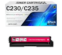 For Xerox C230/C235 006R04383 006R04384 006R04385 006R04386 Toner Cartridges Replacement for C235 C230 C235DNI C230DNI C235/DNI C230/DNI Laser Printer(Size:1500Page,Color:Magenta)