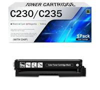 For Xerox C230/C235 006R04383 006R04384 006R04385 006R04386 Toner Cartridges Replacement for C235 C230 C235DNI C230DNI C235/DNI C230/DNI Laser Printer(Size:1500Page,Color:Black)