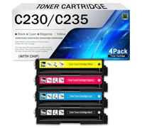 For Xerox C230/C235 006R04383 006R04384 006R04385 006R04386 Toner Cartridges Replacement for C235 C230 C235DNI C230DNI C235/DNI C230/DNI Laser Printer(Size:1500Page,Color:1 Set)