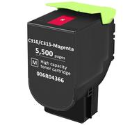 for Xerox C310 C315 Toner Cartridge,5500 Pages Extra High Capacity Replacement 006R04366 Compatible 006R04358 Standard Ink Cartridge for Xerox C315DNI C310DNI Color Multifunction Printer (Magenta)