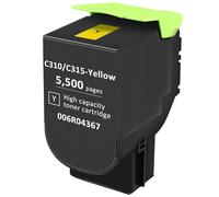 for Xerox C310 C315 Toner Cartridge,5500 Pages Extra High Capacity Replacement 006R04367 Compatible 006R04359 Standard Ink Cartridge for Xerox C315DNI C310DNI Color Multifunction Printer (Yellow)