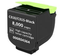 for Xerox C310 C315 Toner Cartridge Black 8000 Pages Extra High Capacity Replacement 006R04364 Compatible 006R04356 Standard Ink Cartridge for Xerox C315DNI C310DNI Color Multifunction Printer (Black)