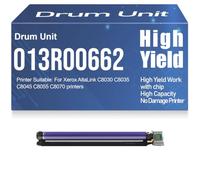 For Xerox C8045 C8055 C8070 Drum Unit Compatible 013R00662 Imaging Drum for Xerox AltaLink C8030 C8035 C8045 C8055 C8070 Printers 125000 Pages,Yellow-013R00662