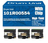 For Xerox VersaLink B400 B405 B400N B405N B400DN B405DN Drum Unit Compatible 101R00554 Imaging Drum High Yield 80000 Pages,3PC-Black