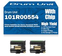 For Xerox VersaLink B400 B405 B400N B405N B400DN B405DN Drum Unit Compatible 101R00554 Imaging Drum High Yield 80000 Pages,2PC-Black
