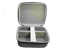 for xgimi MoGo 4 Projector Storage Case - Portable Shockproof Hard Cover with Cable Compartment - Black 24x19x11cm