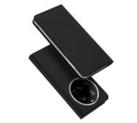 For Xiaomi 15 Ultra Dux Ducis Skin Pro Series Flip Faux Leather Case Black