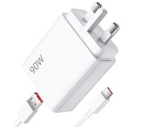 For Xiaomi Charger 90W With USB C Charging Cable 1M for Xiaomi 17 Pro Max 15 14 Ultra 14T 13/POCO X6 X7 F7 F8 Pro M8 X8 for Turbo Charge,Fast Wall Charger Plug UK for Redmi Note 15 14 Pro+ 14C Pad 7 8
