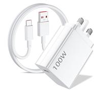 For Xiaomi Charger Plug 100W With 2M USB C Cable for Xiaomi 17 17 Pro POCO X8 Pro Max F8 F7 Pro 17 15 Ultra 15T Turbo Fast Charging,USB Wall Charger for Mi 15 14T 13T Pro Redmi Note 15 14 K90 Pad 7 6S