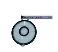 For Xiaomi Dust Cup Lid Vacuum Cleaner Dustbin Cover Replacement Dirt Container Top Secure Sealing Leakproof Fit Transparent Replacement Modern Maintenance Design Integration(2 black)