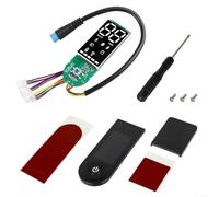 For Xiaomi For M365 1s Pro Pro2 Electric Scooter Control Panel With Protection Board And Switch Interface Complete Tool Kit For Easy Installation And Maintenance Abs Material Black Color(Set)