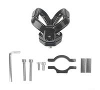 For Xiaomi For M365 Pro Front Dual Hook Rack Aluminum Vertical Mount for Secure Bag and Tool Hanging on Scooter Handlebar Area (Black)