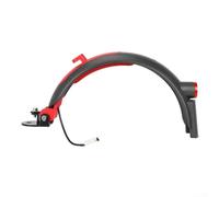 For Xiaomi For M365 Pro2 and 1S Aluminum Rear with Tail Light, Constructed to Resist Damages from Jumps, Potholes, and Rough Roads (Gray + Red)