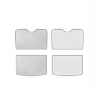 For Xiaomi For SU7 Sunroof Sunshade Cover Roof Heat Insulation Car Front Rear Glass Cooling Skylight Accessories Universal Windscreen Shade(1 set silver-gray)