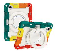 for Xiaomi Pad 8.8"/Mi Pad Mini Shockproof Kids Case,Heavy Duty Full Protective Shockproof Case W 360° Rotating Handle Stand+Shoulder Strap,Colorful Red