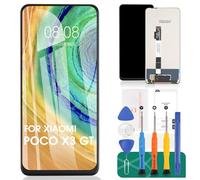 For Xiaomi Poco X3 GT Screen Replacement For Xiaomi Redmi Note 10 Pro 5G LCD Display For Xiaomi Poco X3 GT Touch Screen Digitizer Assembly Repair Kits (Black)