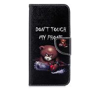 for Xiaomi Redmi A3 Case, 3D Painting Shockproof PU Leather Flip Notebook Wallet Cover with Magnetic Closure Kickstand Card Holders Soft TPU Bumper Protective Skin for Xiaomi Redmi A3 Little bear