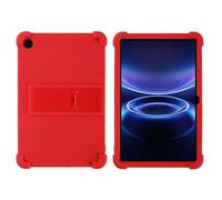 for Xiaomi Redmi Pad 2 SE Case 2026 9.7 inch Tablet with PC Kickstand, Soft Silicone, Washable, Thickened Corner Shockproof Case, Red