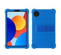 for Xiaomi Redmi Pad SE Case 8.7 Inch 4G 2024 Tablet with PC Kickstand, Soft Silicone, Washable, Thickened Corner Shockproof Case, Blue