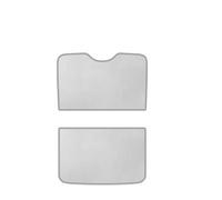 For Xiaomi SU7 Sunroof Sunshade Cover Roof Heat Insulation Car Front Rear Glass Cooling Skylight Accessories Car Side Window Sunshades(1 set silver-gray)