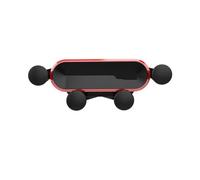 For Xiaomi Universal Cell Car Holder 1pc Gravity Car Phone Holder In Car Air Vent Mount Mobile Phone Stand Supports(Red)