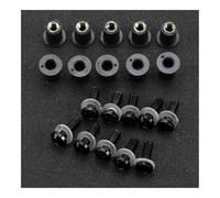 For XL 650 600 700 1000 For 125V For Transalp For Vararo For XRV750 Motorcycle Well Nuts Windshield Nut Screws Wind Shield Bolts Bolts Washers(Black)
