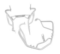 For XL750 For Transalp 2025 Motorcycle Accessories Engine Guard Highway Crash Bar Frame Protection Bumpei Motorcycle Crash Bars(Bumper-Silver)