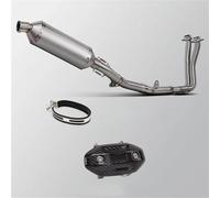 For XL750 For Transalp 750 For CB750 For Hornet Motorcycle Exhaust System Headers Tube Kit Muffler Short(Style 2)