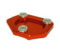 For XLV 600 650 700 For Transalp For Dominator NX FMX Kickstand Foot Side Stand Extension Pad Support Plate Reduces the risk of tilting(Orange)