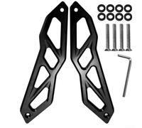 For Xmax300 2023 2024 Wind Protection Bracket Made of CNC Aluminium Alloy Black Robust and Durable as a Decorative Accessory for Scooter Front Easy Assembly with Hardware Set Included