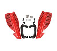 For XR For CR For CRF 125 150 230 250 450 7/8" Handlebar Motorcycle Brake Clutch Lever Handguard Protector Handguard Motorcycle Handguards(Red Black)