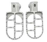For XR50R For CRF50 For CRF70 For CRF80 For CRF100F Motocross Foot Pegs Footrests Motorcycle Foot Pegs(Silver)