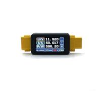 for xt60 Bidirectional Power Meter 30A Current Voltage Tester with Temperature Sensor for E-Bike and Analysis